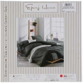 Eponj Home Paint D.Boya Füme Çift Kişilik Nevresim Takımı