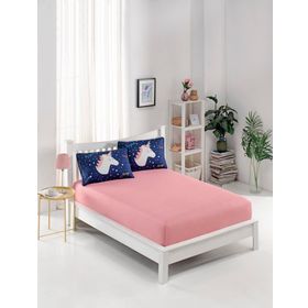 Eponj Home Pes Lastikli Çift Kişilik Magicunicorn Laci Çarşaf Seti