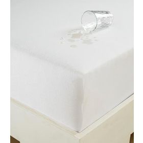Eponj Home Sıvı Geçirmez Lastikli 100x200 cm Beyaz Çarşaf Tek Kişilik
