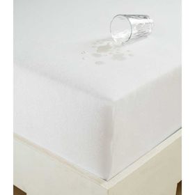 Eponj Home Sıvı Geçirmez Lastikli 100x200 cm Beyaz Çarşaf Tek Kişilik