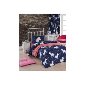 Eponj Home Tek Kişilik Magic Unicorn Laci Kolay Ütülenir Nevresim Takımı