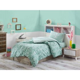 Eponj Home Tek Kişilik Pure Su Yeşili Kolay Ütülenir Nevresim Takımı