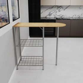 Eportatif 1340 Çam Mebran Kaplama 2 Kişilik Bar Masası