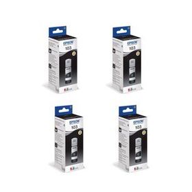 Epson 103 L1250 Siyah 4'lü Paket Orjinal Mürekkep Kartuş