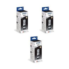 Epson 103 L3151 Siyah 3'lü Paket Orjinal Mürekkep Kartuş
