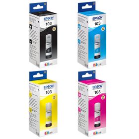 Epson 103 Orijinal 4 Renk Mürekkep Seti