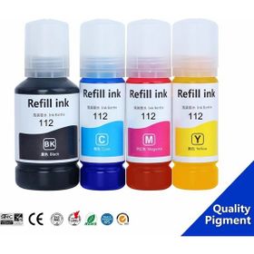 Epson 112 Ecotank L6580 L15180 L6570 M15140 L6550 L6490 L6460 L15160 L15150 L11160 Muadil Mürekkep Seti