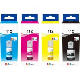 Epson 112 Ecotank L6580 L15180 L6570 M15140 L6550 L6490 L6460 L15160 L15150 L11160 Muadil Mürekkep Seti