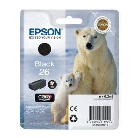 Epson 26-T2601-C13T26014020 Siyah Kartuş