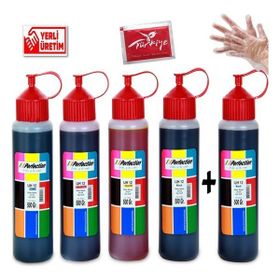Epson 5x500 ml Perfection Perfection Ecotank L4150 L4160 Yazıcı Uyumlu Mürekkep Seti