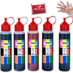 Epson 5x500 ml Perfection Perfection Ecotank L4150 L4160 Yazıcı Uyumlu Mürekkep Seti