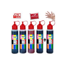 Epson 5x500 ml Perfection Perfection L455 L456 L486 Yazıcı Uyumlu Mürekkep Dolum Seti