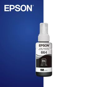 Epson 664 C13T66414A Siyah Orijinal Mürekkep