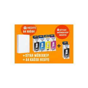 Epson A3679 103 L3250 Orjinal 4 Renk 4x65 ml Mürekkep Kartuş Takımı