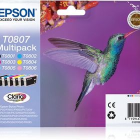 Epson C13T08074021 6 Renk Mürekkep Kartuşu