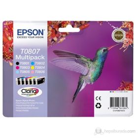 Epson C13T08074021 6 Renk Mürekkep Kartuşu