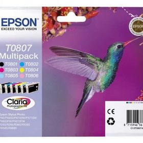 Epson C13T08074021 6 Renk Mürekkep Kartuşu