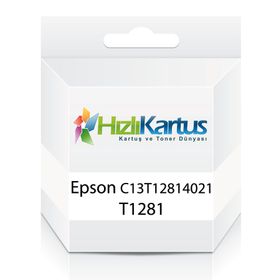 Epson C13T12814021 T1281 Siyah Muadil Kartuş