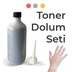 Epson C1700/CX 17 Kırmızı Uyumlu Toner Dolum Seti