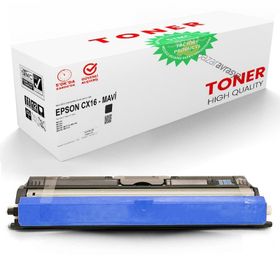 Epson CX-16-C13S050556 Mavi Yüksek Kapasiteli Muadil Toner