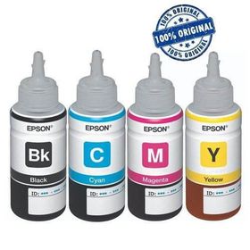 Epson EcoTank L200 4 Renk Mürekkep Kartuş Seti