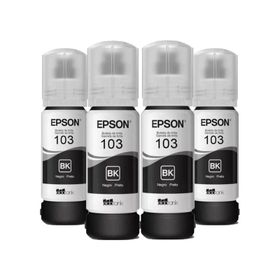 Epson EcoTank L3266 103 Dörtlü Siyah Mürekkep Kartuş Seti