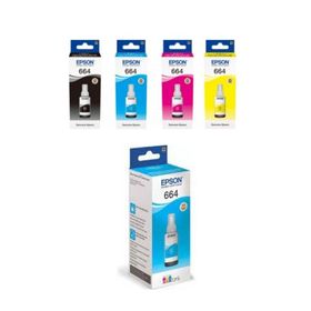 Epson Ecotank L382 Siyah ve Renkli orjinal Mürekkep Kartuş Takım