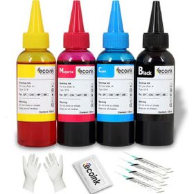 Epson L382 L386 L565 L3060 L3050 Uyumlu 4x100 ml Mürekkep Seti