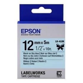 Epson LK-4WLN Beyaz Üzeri Mavi 12 mm 9 mt Etiket