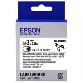 Epson LK-4YBA3 Isıyla Daralan Siyah Üzeri Sarı 3 mm 2,5 m Etiket