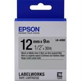 Epson LK-5TBN Clear Siyah Üzeri Beyaz 18 mm x 9 mt Etiket