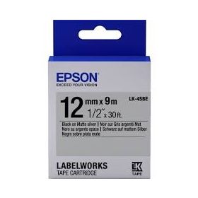 Epson LK-5TBN Clear Siyah Üzeri Beyaz 18 mm x 9 mt Etiket