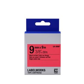 Epson Pastel C53S653001 LK-3RBP 9 mm Siyah Kırmızı Muadil Etiket