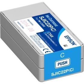Epson S020602 SJIC22PC TM-C3500 Cyan Mavi Mürekkep Kartuş