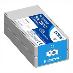 Epson S020602 SJIC22PC TM-C3500 Cyan Mavi Mürekkep Kartuş