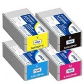 Epson S020603 SJIC22PM TM-C3500 Magenta Kırmızı Mürekkep Kartuş