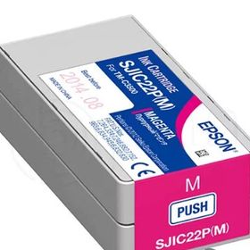 Epson S020603 SJIC22PM TM-C3500 Magenta Kırmızı Mürekkep Kartuş