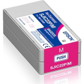 Epson S020603 SJIC22PM TM-C3500 Magenta Kırmızı Mürekkep Kartuş