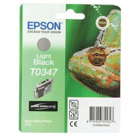 Epson T0347 Açık Siyah Kartuş