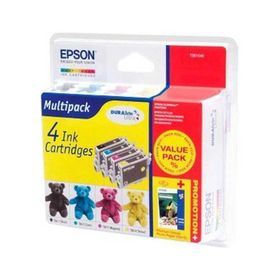Epson T044140BA 4'lü Kartuş Seti ve 20 Adet Fotoğraf Kağıdı