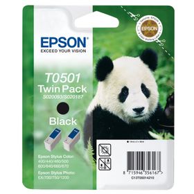 Epson T0501-C13T05014220 Siyah 2'li Kartuş Paketi