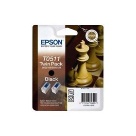 Epson T0511-C13T05114220 Siyah 2'li Kartuş