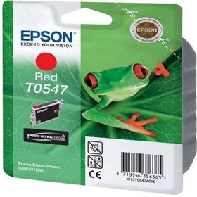 Epson T0547 Kırmızı Kartuş