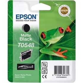 Epson T0548 C13T05484020 R800-R1800 Mat Siyah Orjinal Kartuş