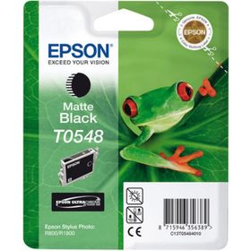 Epson T0548 C13T05484020 R800-R1800 Mat Siyah Orjinal Kartuş
