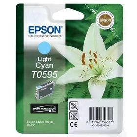 Epson T0595 C13T05954020 Açık Mavi Orijinal Kartuş