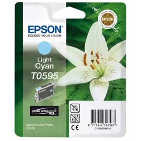Epson T0595 C13T05954020 Açık Mavi Orijinal Kartuş