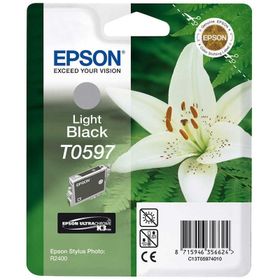 Epson T0597 C13T05974020 Açık Siyah Kartuş