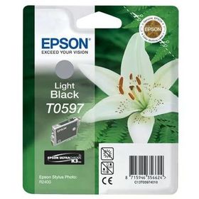 Epson T0597 C13T05974020 Açık Siyah Orijinal Kartuş