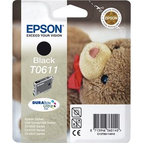 Epson T0611-C13T06114020 Siyah Kartuş